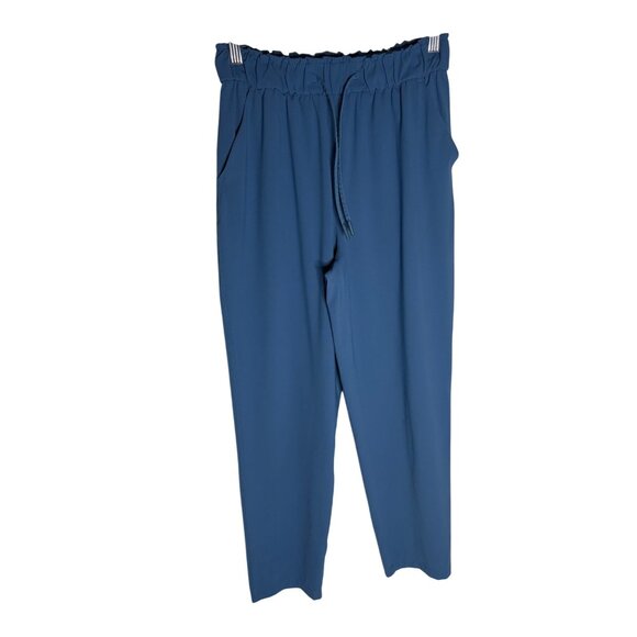Lululemon Stretch High-Rise Pant 7/8 Length Blue-sz 6 - Picture 1 of 12